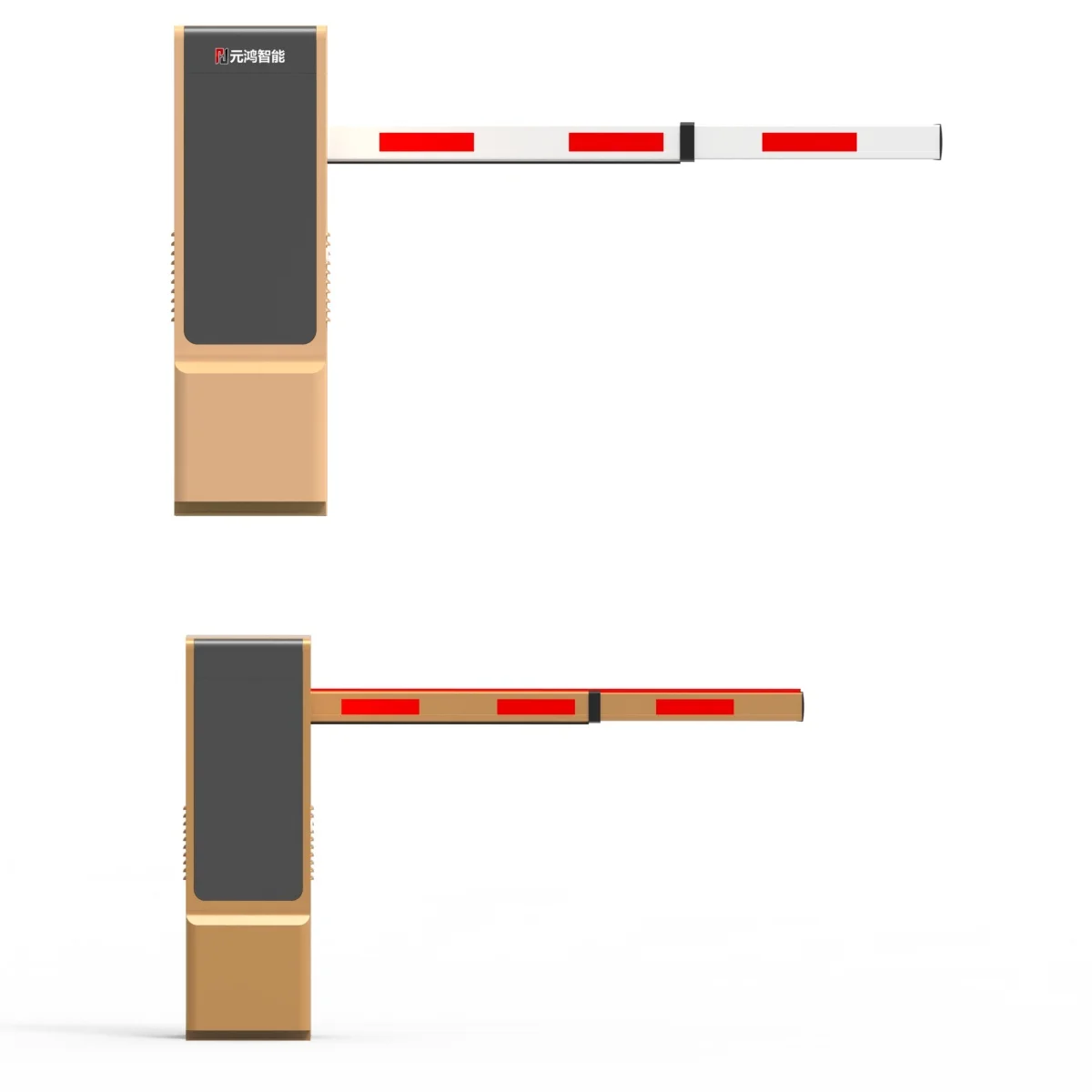 Straight Arm Traffic Barrier Gate for Automated Parking Facility - Smart Straight Boom Vehicle Access Control & Perimeter Security System