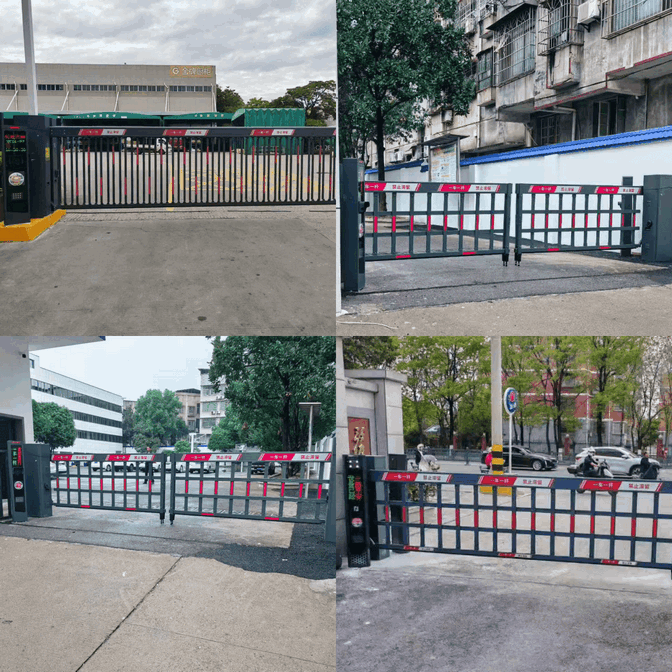 Integrated ANPR Camera Parking Barrier Gate System for Traffic Centers - Smart License Plate Recognition & Automated Vehicle Access Control Solution