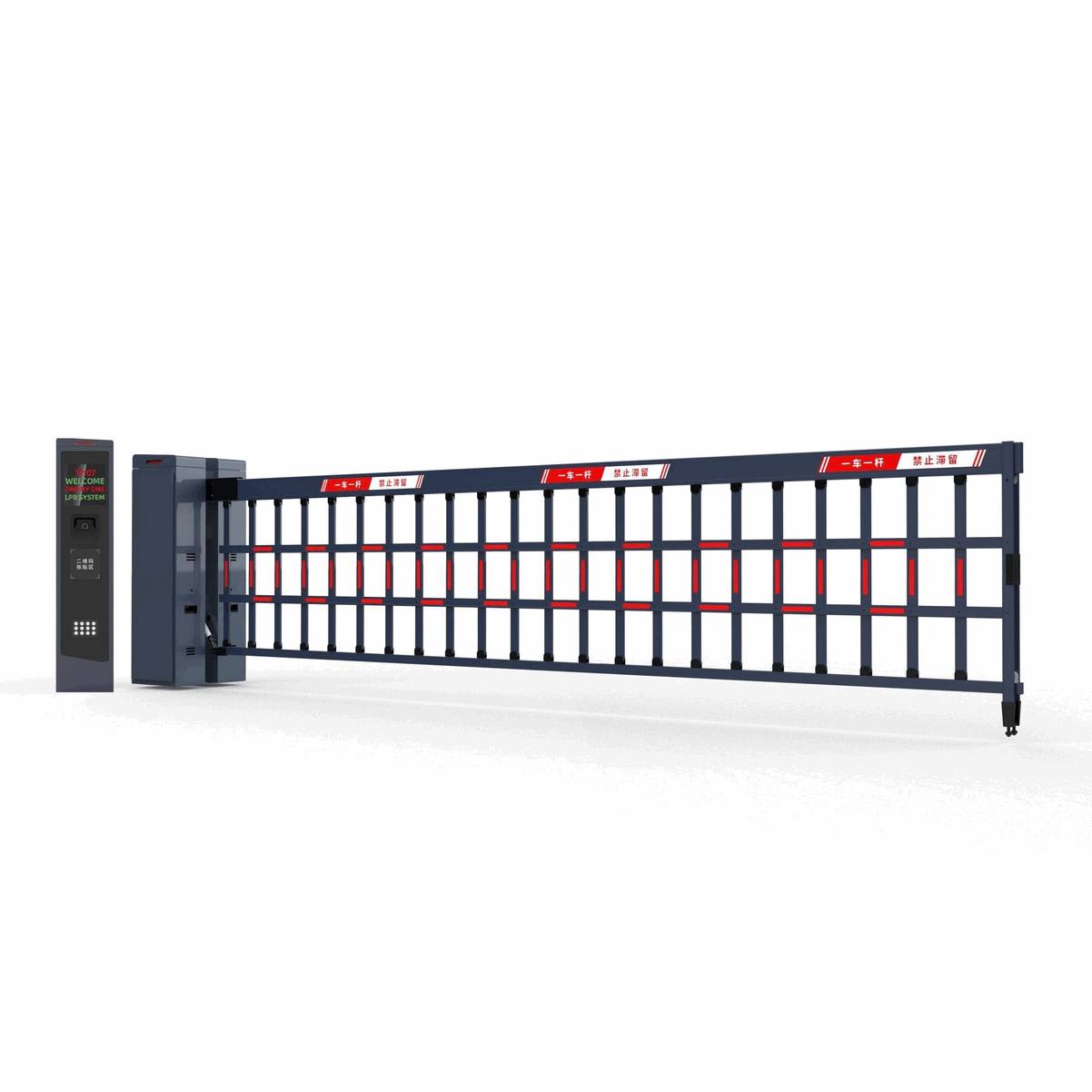 Weatherproof Fence Arm Parking Barrier Gate with Night Vision - Heavy-Duty Industrial Vehicle Access Control & Boom System