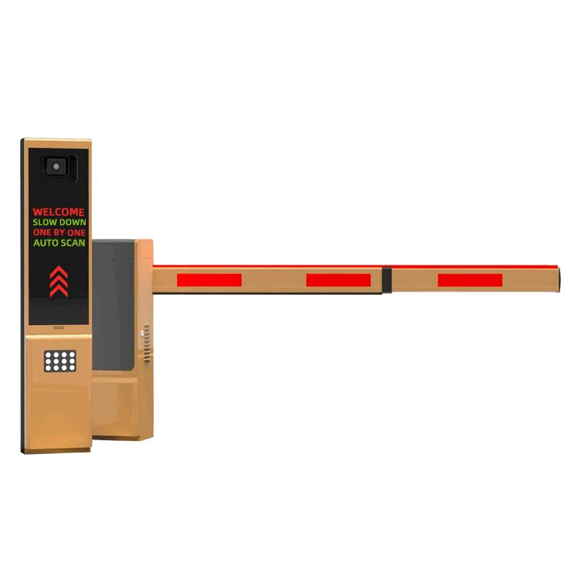 Wholesale Ticketless LPR Parking System with Straight Arm Boom Barrier - Smart Contactless License Plate Recognition Access Control Gate