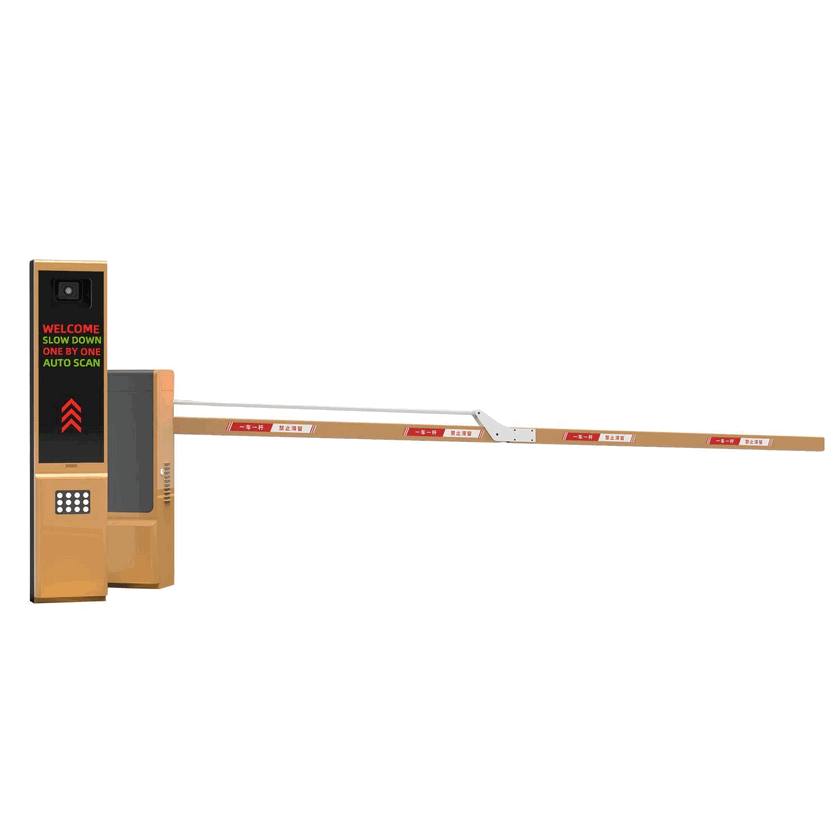 Cost-Effective RFID Parking Barrier Gate Kit with Luminous LED Aluminum Arm - Smart Contactless Vehicle Access Control & Boom Gate System
