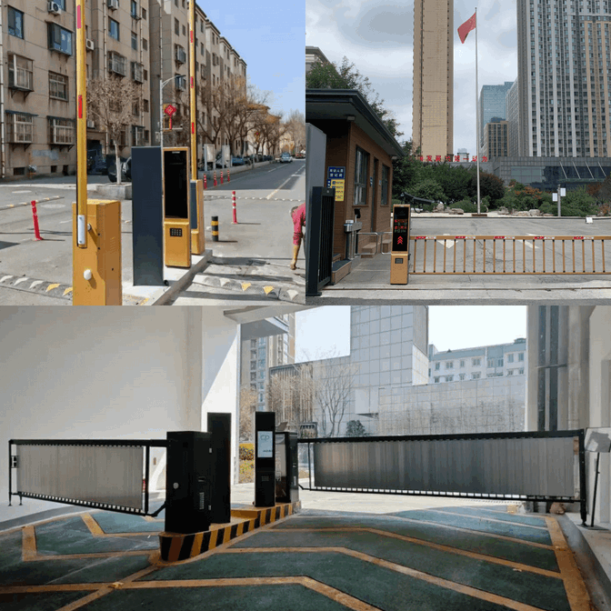 Wholesale Ticketless LPR Parking System with Straight Arm Boom Barrier - Smart Contactless License Plate Recognition Access Control Gate